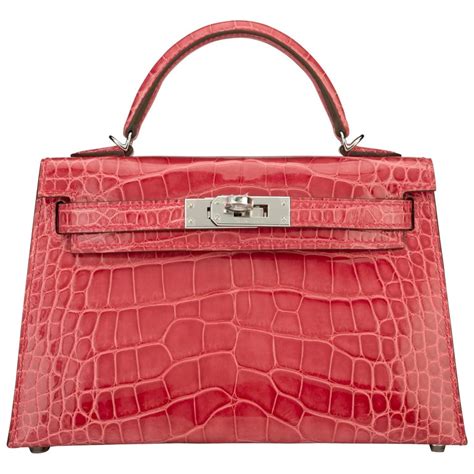 hermes kelly 20cm shiny alligator|hermes alligator bag price.